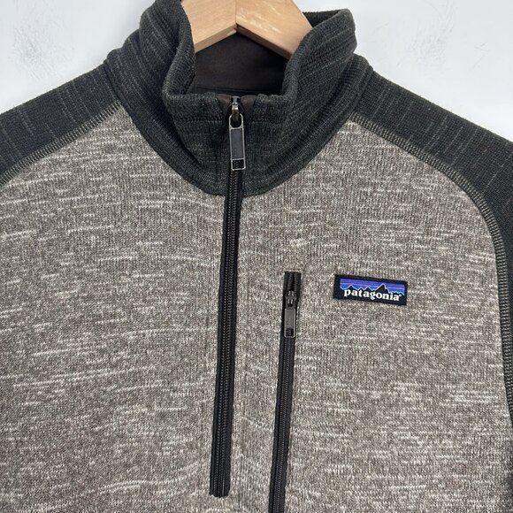 Patagonia Mens Better Sweater 1/4 Zip Fleece Pullover Jacket Size Small Walnut - Picture 2 of 11